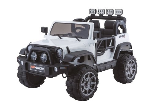 LEAN CARS Auto na Akumulator Jeep HP012 Białe LEAN CARS Auto na Akumulator Jeep HP012 Białe