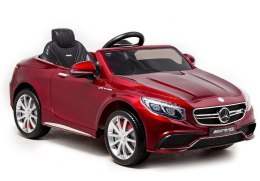 LEAN CARS Auto na Akumulator Mercedes S63 Czerwony Lakier