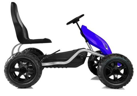 LEAN CARS Gokart na Pedały B012 Pompowane Koła Niebieski LEAN CARS Gokart na Pedały B012 Pompowane Koła Niebieski