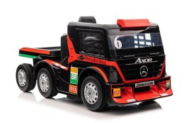 LEAN CARS Auto Na Akumulator Mercedes + Naczepa XMX622B Czerwony LCD