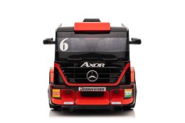LEAN CARS Auto Na Akumulator Mercedes + Naczepa XMX622B Czerwony LCD