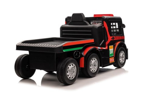 LEAN CARS Auto Na Akumulator Mercedes + Naczepa XMX622B Czerwony LCD LEAN CARS Auto Na Akumulator Mercedes + Naczepa XMX622B Czerwony LCD