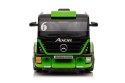 LEAN CARS Auto Na Akumulator Mercedes + Naczepa XMX622B Zielony LCD