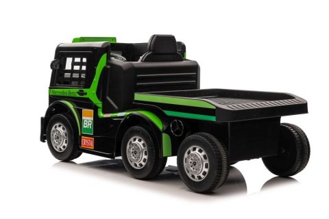LEAN CARS Auto Na Akumulator Mercedes + Naczepa XMX622B Zielony LCD LEAN CARS Auto Na Akumulator Mercedes + Naczepa XMX622B Zielony LCD