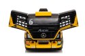 LEAN CARS Auto Na Akumulator Mercedes + Naczepa XMX622B Zółty LCD
