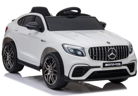 LEAN CARS Auto na akumulator Mercedes GLC 63S QLS-5688 Biały 4x4 LEAN CARS Auto na akumulator Mercedes GLC 63S QLS-5688 Biały 4x4