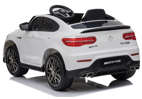 LEAN CARS Auto na akumulator Mercedes GLC 63S QLS-5688 Biały 4x4 LEAN CARS Auto na akumulator Mercedes GLC 63S QLS-5688 Biały 4x4