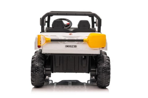 LEAN CARS Pojazd Na Akumulator XMX623B 24V Biały LEAN CARS Pojazd Na Akumulator XMX623B 24V Biały