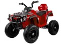 LEAN CARS Quad na Akumulator BDM0906 Pompowane Koła Czerwony