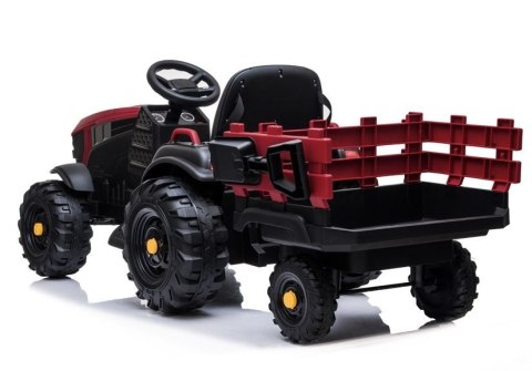 LEAN CARS Traktor z Przyczepą na akumulator BDM0925 Czerwony LEAN CARS Traktor z Przyczepą na akumulator BDM0925 Czerwony