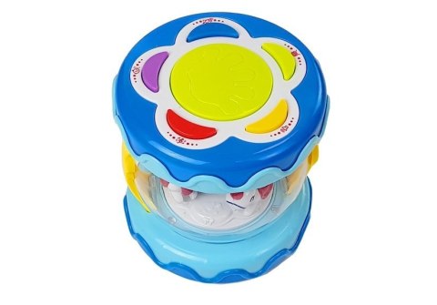 LEAN Toys Kolorowy bębenek z Karuzelką Odgłosy Zwierząt LEAN Toys Kolorowy bębenek z Karuzelką Odgłosy Zwierząt