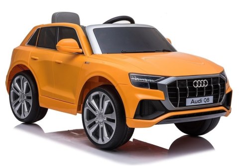 LEAN CARS Auto na Akumulator Audi Q8 JJ2066 Żółty Lakierowany LEAN CARS Auto na Akumulator Audi Q8 JJ2066 Żółty Lakierowany