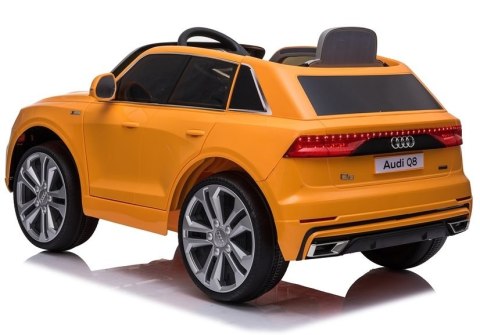 LEAN CARS Auto na Akumulator Audi Q8 JJ2066 Żółty Lakierowany LEAN CARS Auto na Akumulator Audi Q8 JJ2066 Żółty Lakierowany