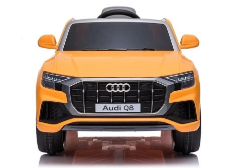LEAN CARS Auto na Akumulator Audi Q8 JJ2066 Żółty Lakierowany LEAN CARS Auto na Akumulator Audi Q8 JJ2066 Żółty Lakierowany