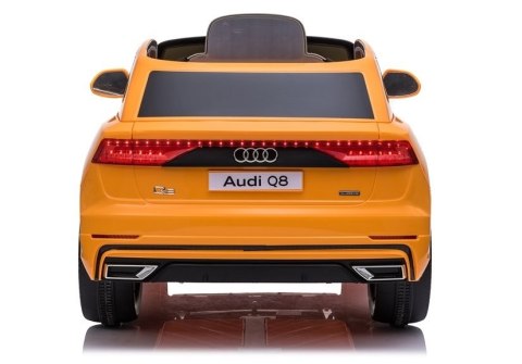 LEAN CARS Auto na Akumulator Audi Q8 JJ2066 Żółty Lakierowany LEAN CARS Auto na Akumulator Audi Q8 JJ2066 Żółty Lakierowany