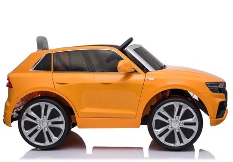 LEAN CARS Auto na Akumulator Audi Q8 JJ2066 Żółty Lakierowany LEAN CARS Auto na Akumulator Audi Q8 JJ2066 Żółty Lakierowany