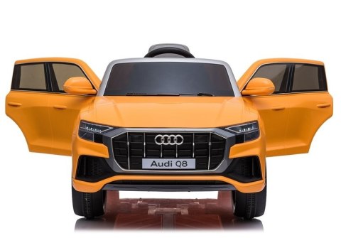 LEAN CARS Auto na Akumulator Audi Q8 JJ2066 Żółty Lakierowany LEAN CARS Auto na Akumulator Audi Q8 JJ2066 Żółty Lakierowany