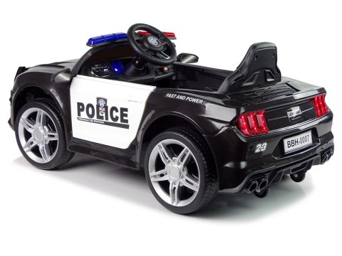 LEAN CARS Auto na Akumulator BBH0007 Policja Czarny LEAN CARS Auto na Akumulator BBH0007 Policja Czarny
