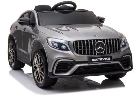 LEAN CARS Auto na akumulator Mercedes GLC 63S QLS-5688 Srebrny Lakier 4x4