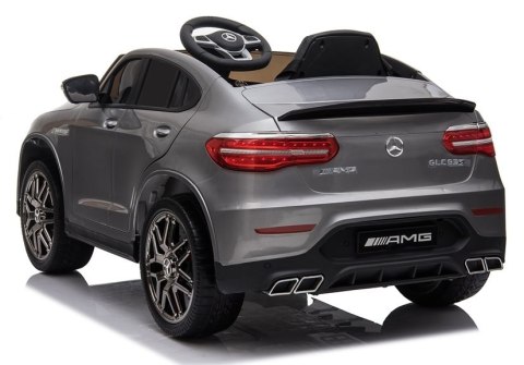 LEAN CARS Auto na akumulator Mercedes GLC 63S QLS-5688 Srebrny Lakier 4x4 LEAN CARS Auto na akumulator Mercedes GLC 63S QLS-5688 Srebrny Lakier 4x4