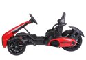 LEAN CARS Gokart na Akumulator CH9939 Czerwony