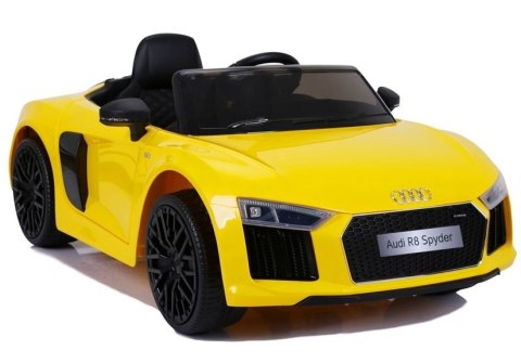 LEAN CARS Pojazd na Akumulator Audi R8 JJ2198 Żółte LEAN CARS Pojazd na Akumulator Audi R8 JJ2198 Żółte