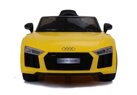LEAN CARS Pojazd na Akumulator Audi R8 JJ2198 Żółte LEAN CARS Pojazd na Akumulator Audi R8 JJ2198 Żółte