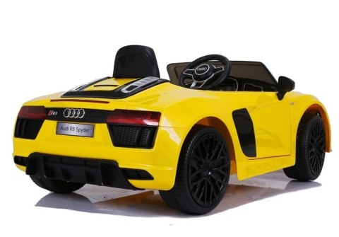 LEAN CARS Pojazd na Akumulator Audi R8 JJ2198 Żółte LEAN CARS Pojazd na Akumulator Audi R8 JJ2198 Żółte