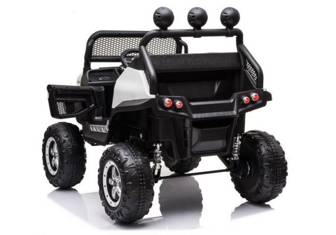 LEAN CARS Pojazd na Akumulator Mercedes Unimog S Biały LEAN CARS Pojazd na Akumulator Mercedes Unimog S Biały