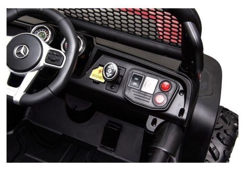 LEAN CARS Pojazd na Akumulator Mercedes Unimog S Biały LEAN CARS Pojazd na Akumulator Mercedes Unimog S Biały