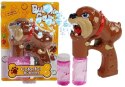 LEAN Toys Pistolet na bańki mydlane Pies Buldog