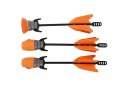 LEAN Toys Zestaw Łuk 3 Strzały Sportowy Pomarańczowy 58 cm