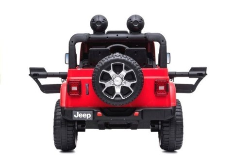 LEAN CARS Auto na Akumulator Jeep Rubicon 4x4 Czerwony LEAN CARS Auto na Akumulator Jeep Rubicon 4x4 Czerwony