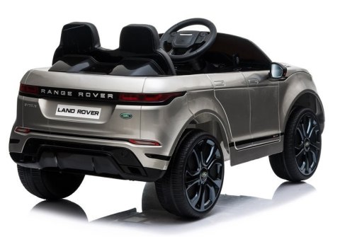 LEAN CARS Auto na Akumulator Range Rover Evoque Srebrny Lakierowany LEAN CARS Auto na Akumulator Range Rover Evoque Srebrny Lakierowany