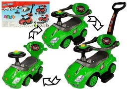 LEAN CARS Jeździk z Pchaczem Mega Car 3w1 Zielony