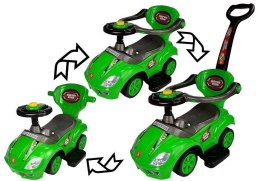 LEAN CARS Jeździk z Pchaczem Mega Car 3w1 Zielony
