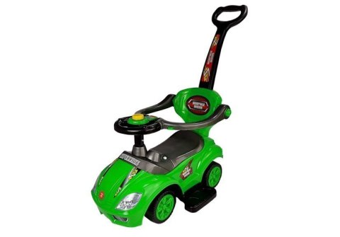 LEAN CARS Jeździk z Pchaczem Mega Car 3w1 Zielony LEAN CARS Jeździk z Pchaczem Mega Car 3w1 Zielony
