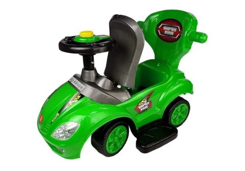 LEAN CARS Jeździk z Pchaczem Mega Car 3w1 Zielony LEAN CARS Jeździk z Pchaczem Mega Car 3w1 Zielony