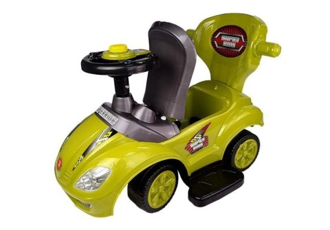 LEAN CARS Jeździk z Pchaczem Mega Car 3w1 Żółty LEAN CARS Jeździk z Pchaczem Mega Car 3w1 Żółty
