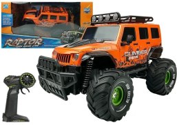 LEAN Toys Auto Zdalnie Sterowane R/C Jeep Pomarańczowy 2.4G