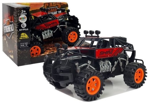 LEAN Toys Auto z Naciągiem Terenowe Czerwone LEAN Toys Auto z Naciągiem Terenowe Czerwone