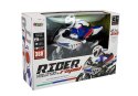 LEAN Toys Motocykl zdalnie sterowany R/C 2.4G Biały