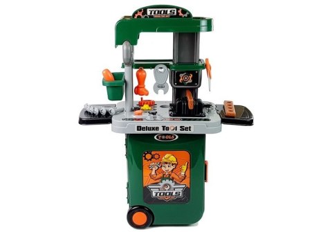 LEAN Toys Zestaw Narzędzi w Walizce Na Kółkach Warsztat Piła Śrubokręt LEAN Toys Zestaw Narzędzi w Walizce Na Kółkach Warsztat Piła Śrubokręt