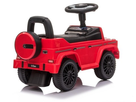 LEAN CARS Jeździk Mercedes G-Class 652 Czerwony Dźwięk Klaksonu Silnika LEAN CARS Jeździk Mercedes G-Class 652 Czerwony Dźwięk Klaksonu Silnika