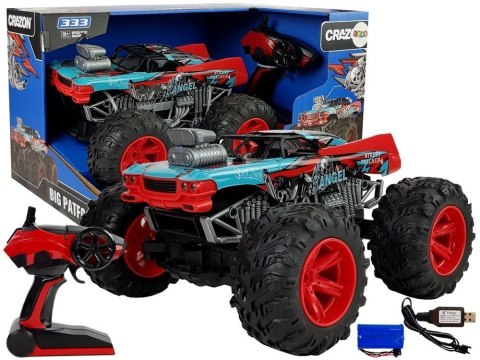 HUINA Auto Terenowe Zdalnie Sterowane 1:14 2.4G RC Czerwone Duże Koła HUINA Auto Terenowe Zdalnie Sterowane 1:14 2.4G RC Czerwone Duże Koła