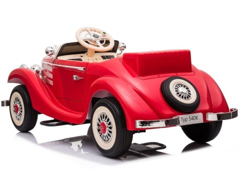 LEAN CARS Auto na Akumulator Mercedes 540K Czerwony LEAN CARS Auto na Akumulator Mercedes 540K Czerwony