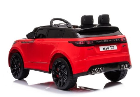 LEAN CARS Auto na Akumulator Range Rover Czerwony Lakier LEAN CARS Auto na Akumulator Range Rover Czerwony Lakier