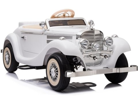 LEAN CARS Auto na akumulator Mercedes 540K Biały LEAN CARS Auto na akumulator Mercedes 540K Biały