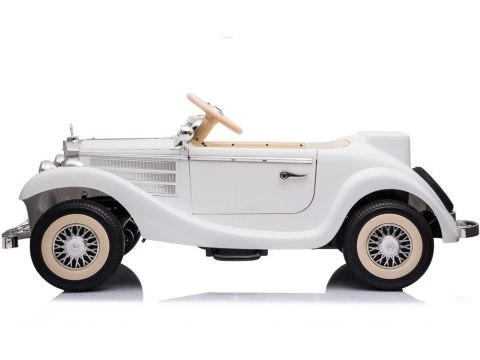 LEAN CARS Auto na akumulator Mercedes 540K Biały LEAN CARS Auto na akumulator Mercedes 540K Biały