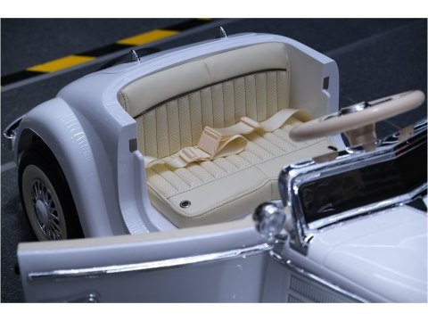 LEAN CARS Auto na akumulator Mercedes 540K Biały LEAN CARS Auto na akumulator Mercedes 540K Biały